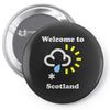 scottish weather Pin-back button