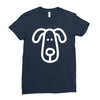 dog (2) Ladies Fitted T-Shirt