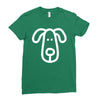 dog (2) Ladies Fitted T-Shirt