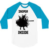 fortnite sniper inside 3/4 Sleeve Shirt