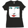 monalisa pop art Ladies Fitted T-Shirt