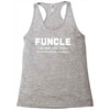 Funcle like Dad, Only Cooler Racerback Tank