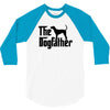 the dogfather bluetick coonhound 3/4 Sleeve Shirt