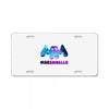 marshmello License Plate
