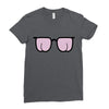 kacamata bujur Ladies Fitted T-Shirt