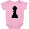 Chess King and Pawn Baby Bodysuit