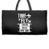 TIME TO FLY TO LONDON PARIS NEW YORK Weekender Totes