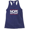 nope not today best trending Racerback Tank