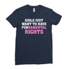 girls just want to have fundamental rights Ladies Fitted T-Shirt