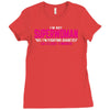 superwoman fighting diabetes Ladies Fitted T-Shirt