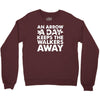 an arrow a day zombie dary Crewneck Sweatshirt