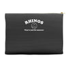 rhinos, they're just fat unicorns Accessory Pouches