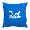 the dogfather english springer spaniel white Throw Pillow