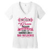 they call me gram partner in crime Women's V-Neck T-Shirt