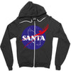 santa nasa Zipper Hoodie