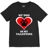 my dog is my valentine (2) V-Neck Tee