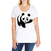 wtf panda Ladies Curvy T-Shirt