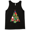 christmas tree made of bells stocking santa Tank Top