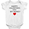 happy valentine day honey Baby Bodysuit