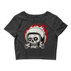 skull biker Crop Top