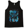 blue vectorfunk Tank Top