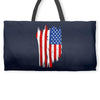 sa distress flag cool american Weekender Totes