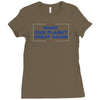 make our planet great again 2 Ladies Fitted T-Shirt