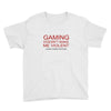 gaming doesn't make me violent Youth Tee