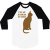 im an animal in bed 3/4 Sleeve Shirt