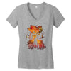 the hunter Women's V-Neck T-Shirt
