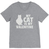 my cat is my valentine V-Neck Tee