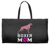 love boxer dog mom funny Weekender Totes