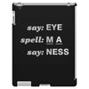 say eye iPad 3 and 4 Case