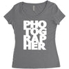 gift for photographer Women's Triblend Scoop T-shirt