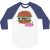 monster burger 3/4 Sleeve Shirt