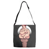 delicioussss! Adjustable Strap Totes