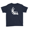 deer antler with buck forest Youth Tee