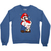 mario licking toad Crewneck Sweatshirt