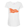 go flag Maternity Scoop Neck T-shirt
