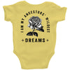 i am my ancestors' wildest dreams Baby Bodysuit