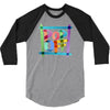 pop off brush 3/4 Sleeve Shirt