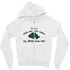 my bass look fat Zipper Hoodie