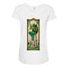 here lies shredder Maternity Scoop Neck T-shirt