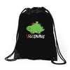 legosaurus Drawstring Bags