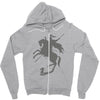 think big Zipper Hoodie