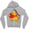 winnie le porc Zipper Hoodie