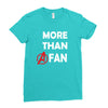Avengers More Than A Fan Ladies Fitted T-Shirt