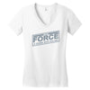 the force is strong with this one Women's V-Neck T-Shirt