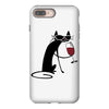 cat and wine iPhone 8 Plus