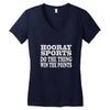 hooray sports win points Women's V-Neck T-Shirt